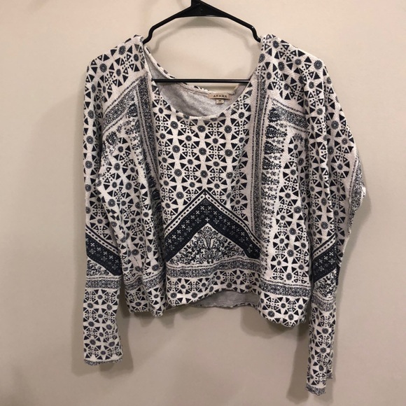 Printed long sleeve top - Picture 1 of 3